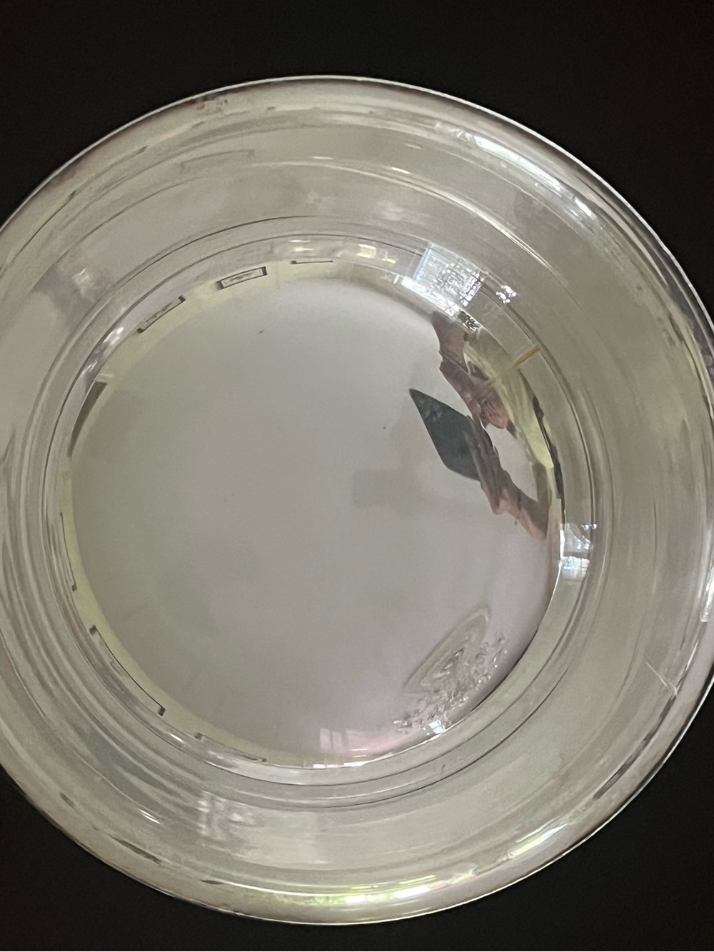 Gotham Silver plate serving bowl with plastic insert